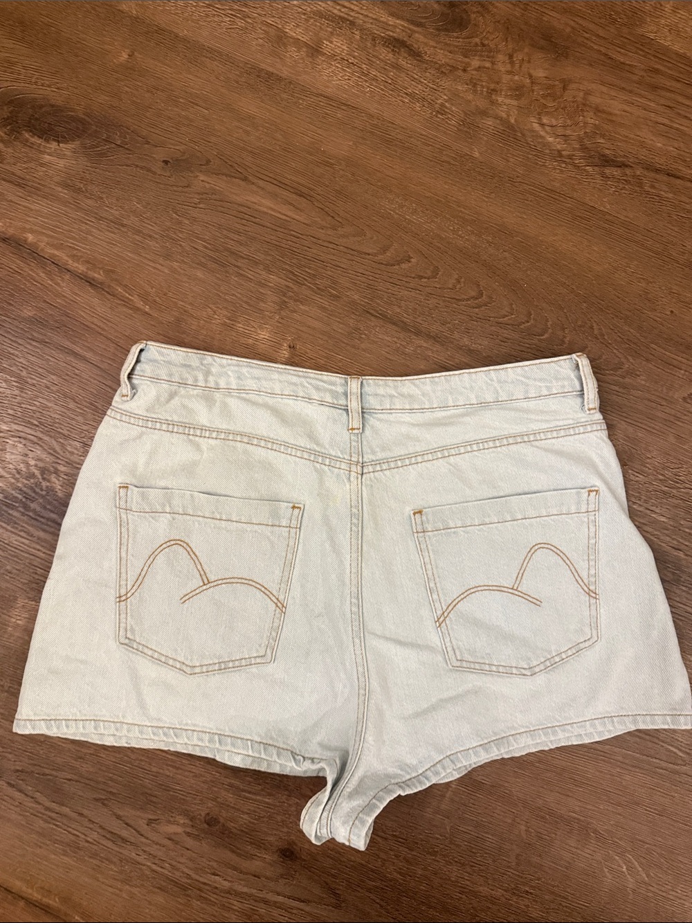 FARM Rio Multicolor Crochet Patchwork Jean Shorts - Picture 7 of 7